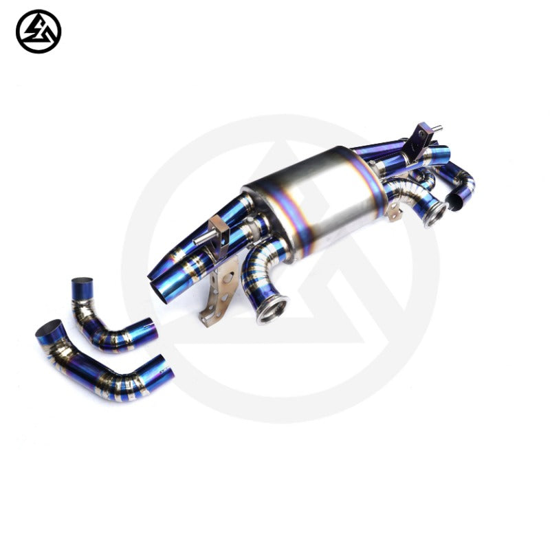 GF Titanium Valved Axleback Exhaust for Lamborghini Gallardo LP550 LP560 LP570 5.2 Valved Catback Exhaust System Remote Control