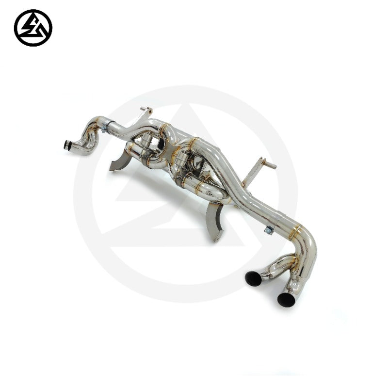 Lamborghini Huracan LP610/LP580 5.2L Stainless Steel Valved Axleback Exhaust, High Performance, B2B Wholesale