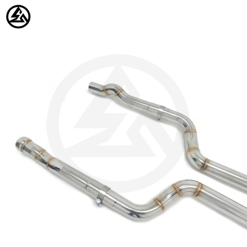 GF High Flow Catted Downpipe for Mercedes-Benz E350 E400 E63 AMG W212 High Flow Downpipe Exhaust Heat Shield