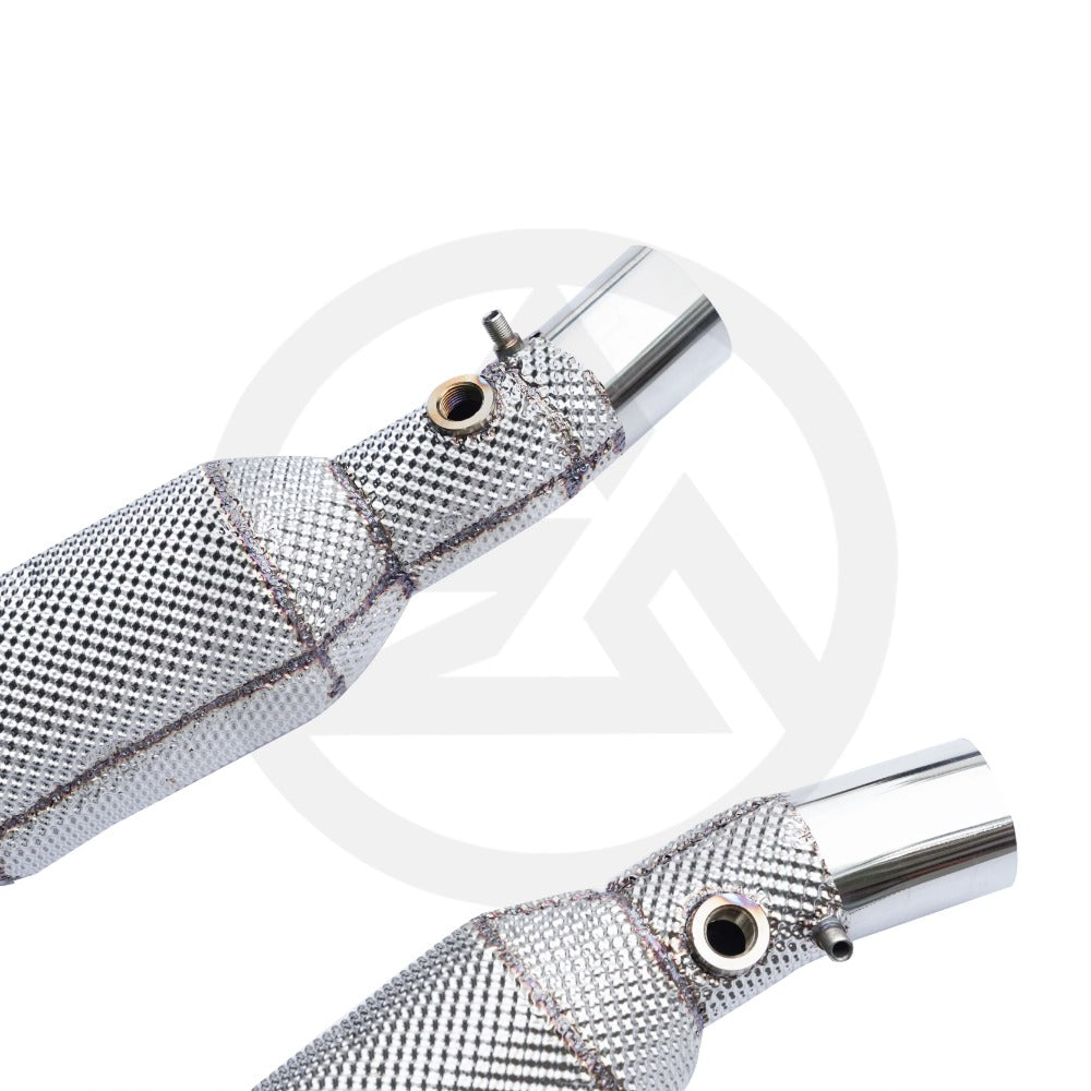 GF High Quality High Flow Sport Cat Downpipe for Ferrari F430 F360  Catted Downpipe With Heat Shield