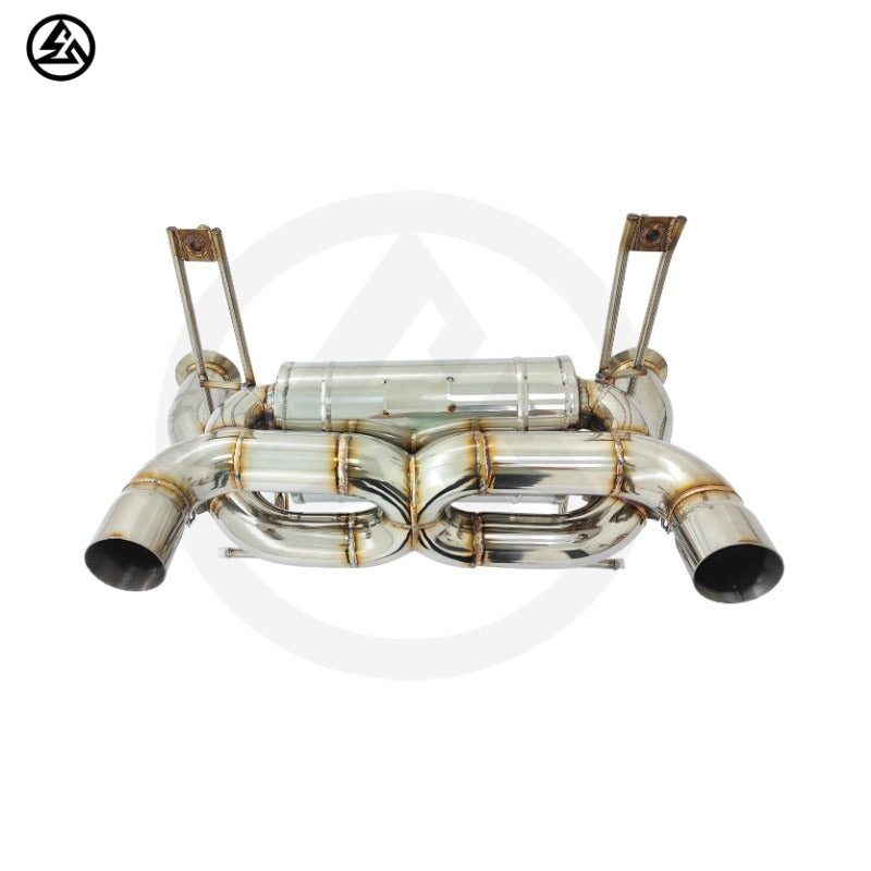 Lamborghini Aventador LP700/SVJ Stainless Steel Valvetronic Axleback Exhaust with Valved Muffler, B2B Wholesale