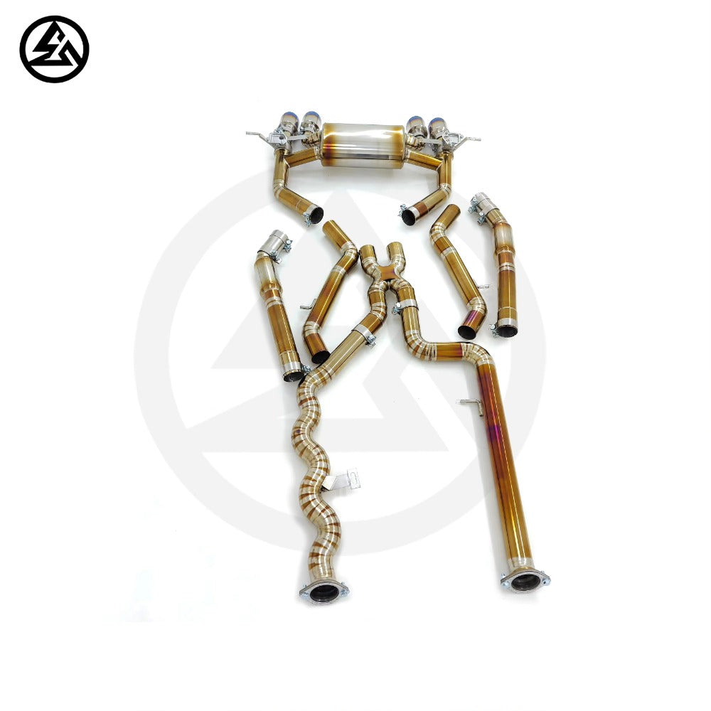 GF Titanium Valved Catback Exhaust for BMW G87 M2 S58 3.0T Valved Equal Length Midpipe Muffler Exhaust System