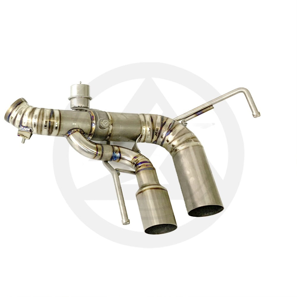 GF Titanium Muffler Exhaust for Ferrari California T 3.9T V8 Valved Remote Control Exhaust System