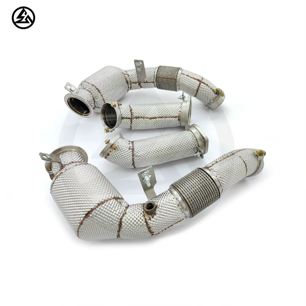 GF G90 M5 Catted Downpipe for BMW M5 G90/G99 S68 4.4TT V8 Downpipe Stainless Steel Exhaust System