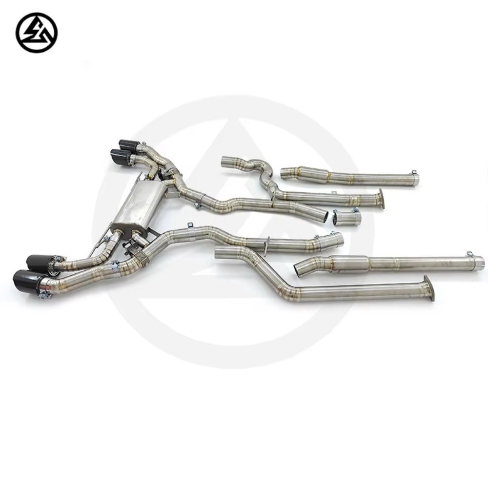 GF Performance Titanium Valved Catback Exhaust for BMW X3M F97 X4M F98 S58 3.0T Valved Muffler Exhaust System Axleback