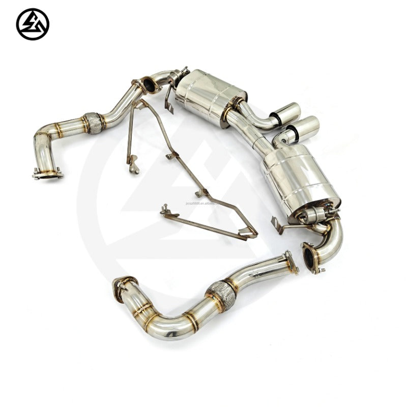 One on One Customer Service CSZ Exhaust for Porsche Boxster 981 Boxster Cayman 2.7L 3.4L Stainless Steel Catback Valved Muffler