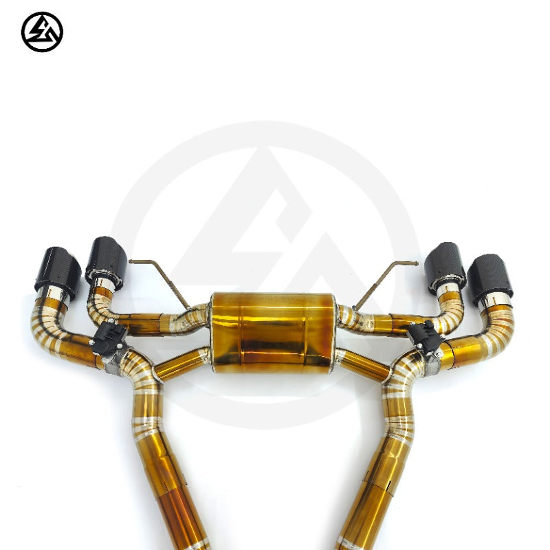 BMW M8 F92/F93 4.4TT V8 Titanium Valvetronic Catback Exhaust with Valved Muffler, B2B Wholesale