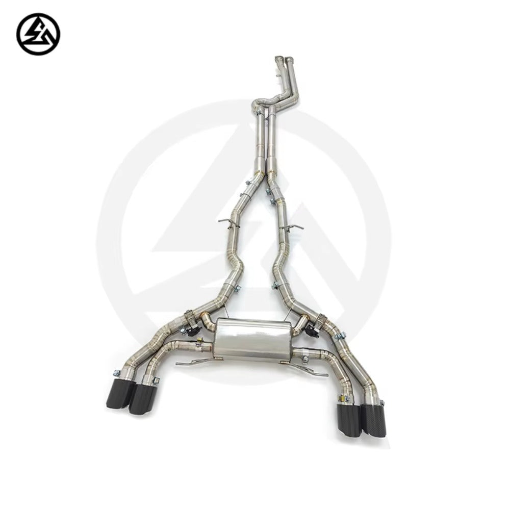GF Performance Titanium Valved Catback Exhaust for BMW X3M F97 X4M F98 S58 3.0T Valved Muffler Exhaust System Axleback