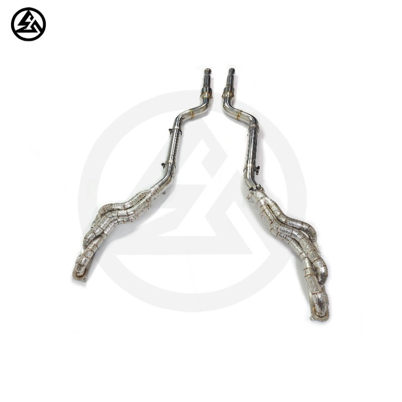GF Free Flow Stainless Steel Manifolds Headers for Mercedes-Benz C63 AMG W204 6.2L V8 Downpipe Auto Performance Parts