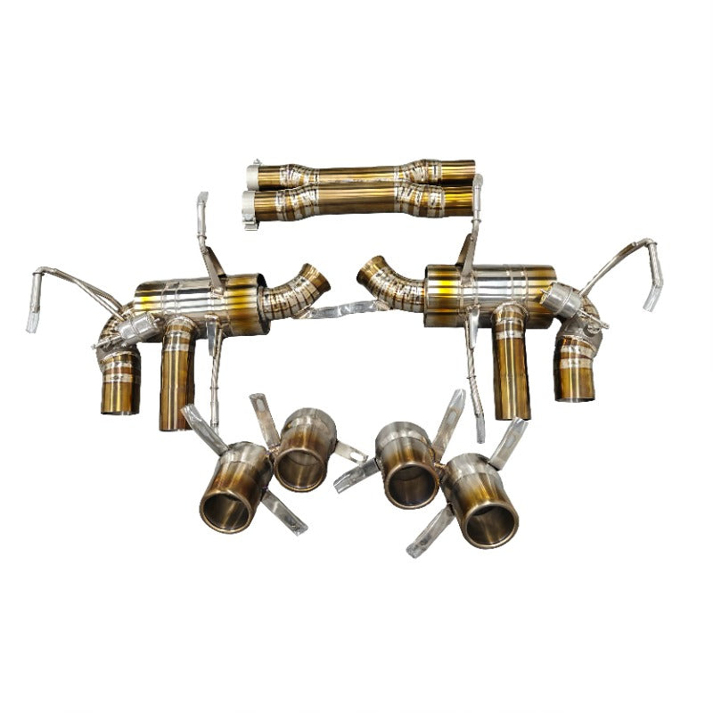 GF High Quality Titanium Valvetronic Muffler Exhaust for Ferrari F12 Berlinetta 6.3L V12 Pneumatic Valve Exhaust Remote Control