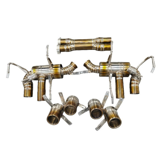 GF High Quality Titanium Valvetronic Muffler Exhaust for Ferrari F12 Berlinetta 6.3L V12 Pneumatic Valve Exhaust Remote Control