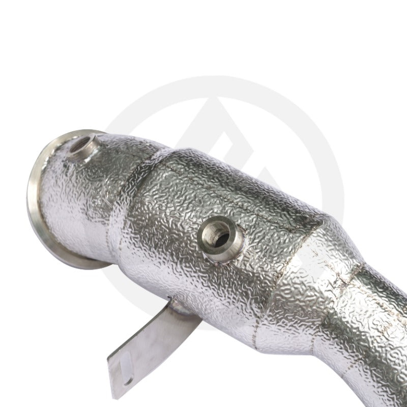 GF High Flow Catted Downpipe for Mercedes Benz E200 E250 E300 W213 2.0T Downpipe With Heat Shield