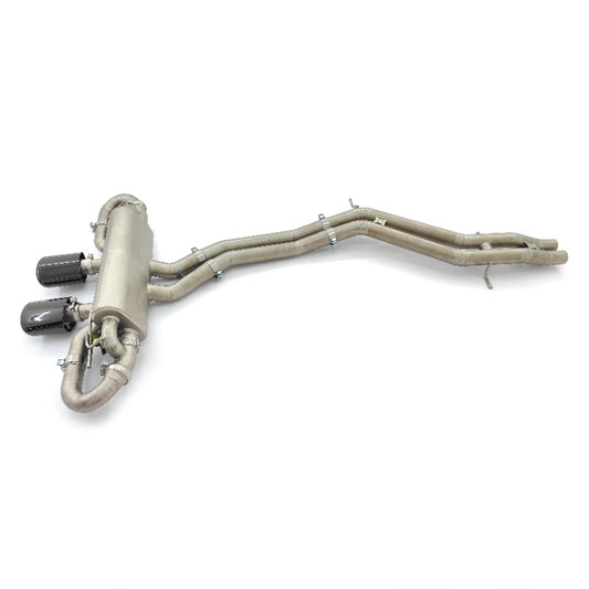 Porsche Cayenne Turbo GT TC4 Titanium Valved Catback Exhaust with Muffler, B2B Wholesale