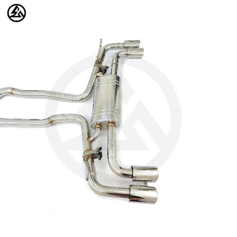 High Quality GF ODM SS304 Exhaust Catback for Porsche 958 3.0T 3.6L 4.8L Turbo V6 V8 Valvetronic Exhaust Valve Muffler