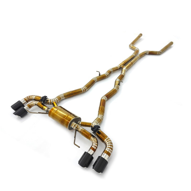 BMW M8 F92/F93 4.4TT V8 Titanium Valvetronic Catback Exhaust with Valved Muffler, B2B Wholesale