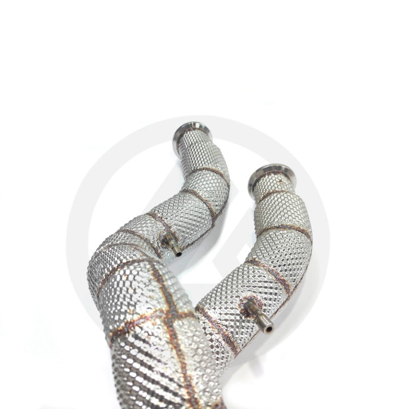High Flow Stainless Steel Downpipe Exhaust for Lamborghini Aventador LP700-4 Downpipe With Heat Shield Exhaust System