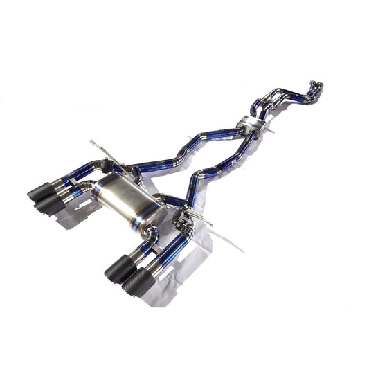 GF High Quality Titanium Valved Catback Exhaust for BMW F80 M3 F82 M4 3.0T Electronic Valve Remote Control Exhaust System