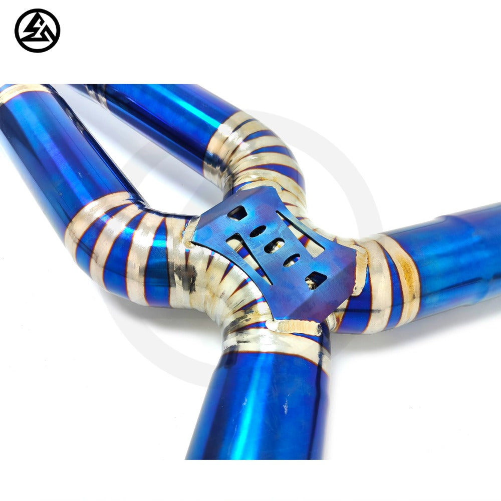 GF High Quality Titanium Valved Catback Exhaust for BMW M5 F90 4.4T Muffler Exhaust System Axleback Remote Control