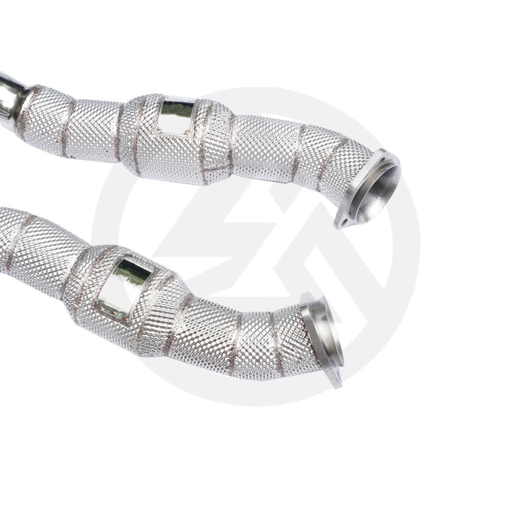 GF High Quality High Flow Sport Cat Downpipe for Ferrari F430 F360  Catted Downpipe With Heat Shield