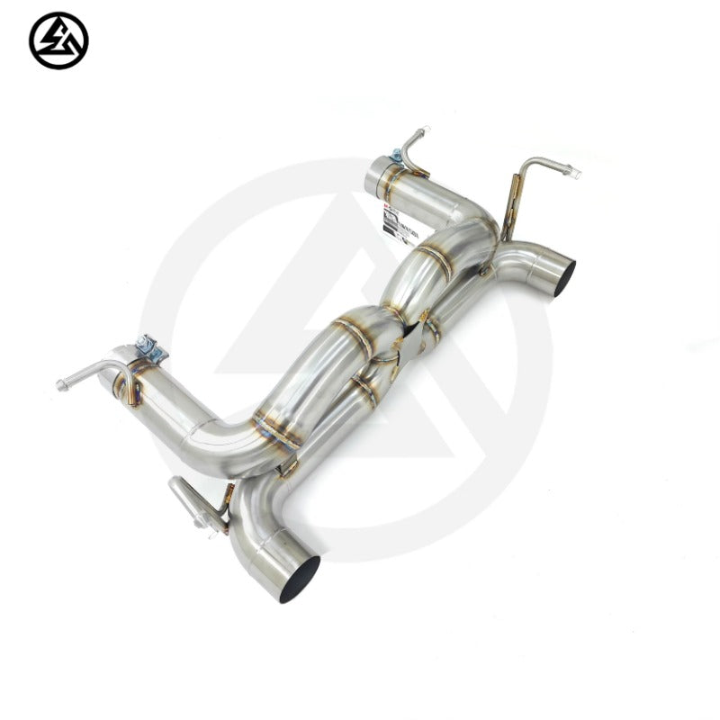 GF High Quality Stainless Steel Straight Pipe Muffler Exhaust for Ferrari 488 Spider GBT Pista 3.9T Free Flow Exhaust System