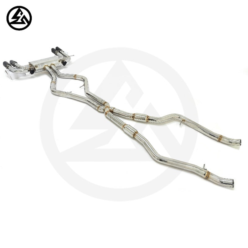 BMW X5M X6M F85 F86 4.4T Stainless Steel Catback Exhaust System with Remote Control Valve, B2B Wholesale