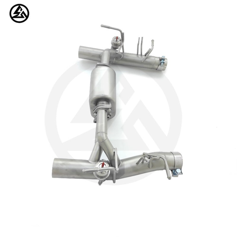 GF High Quality Stainless Steel Valvetronic Muffler Exhaust for Ferrari F8 Spider Tributo 3.9T Valved Exhaust With Tips