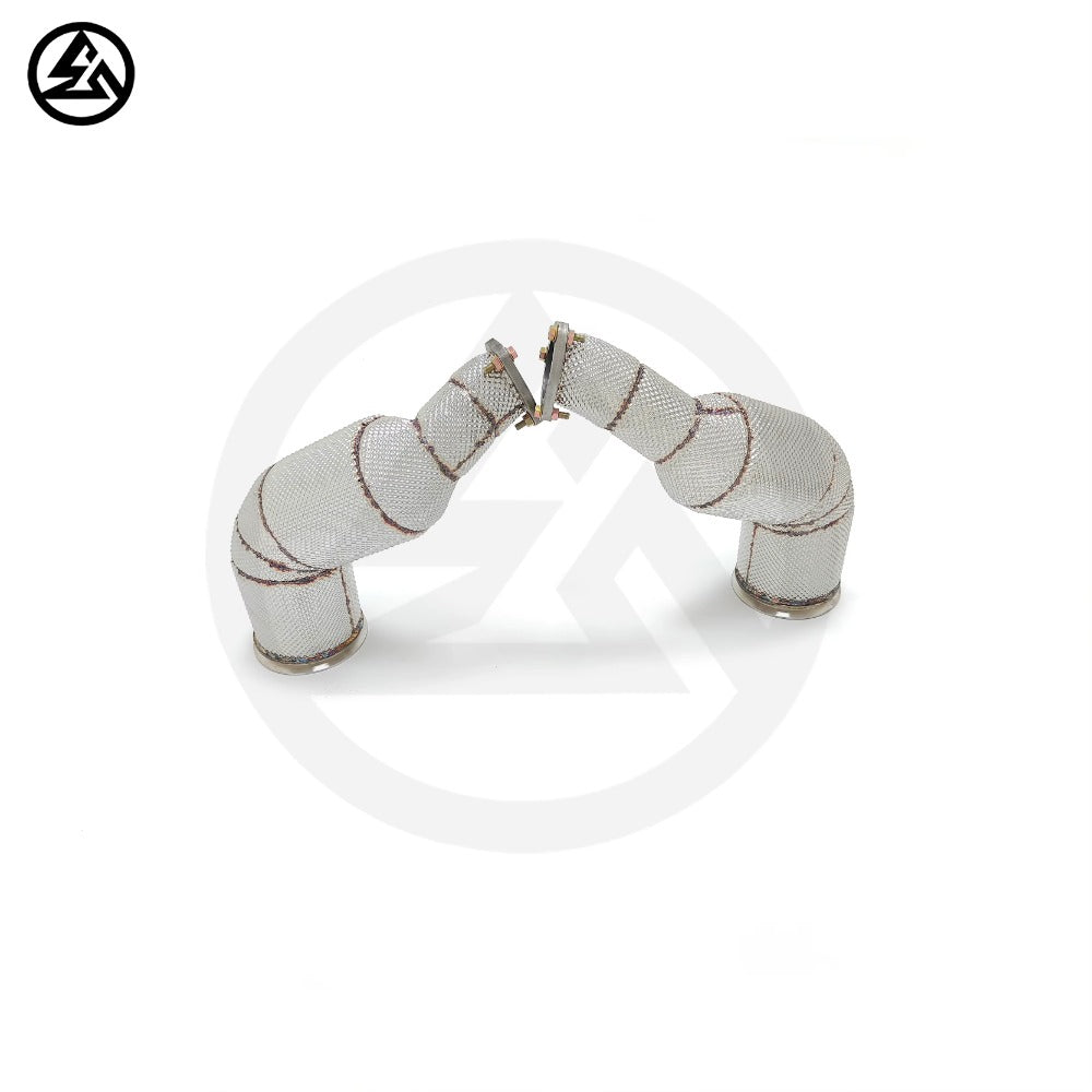 GF Downpipes for Audi RS6 RS7 C8 4.0TT 2019-2024 Free Flow Exhaust Straight Pipe
