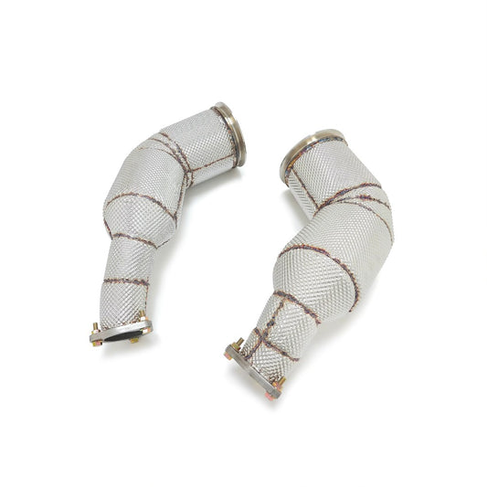 GF Downpipes for Audi RS6 RS7 C8 4.0TT 2019-2024 Free Flow Exhaust Straight Pipe