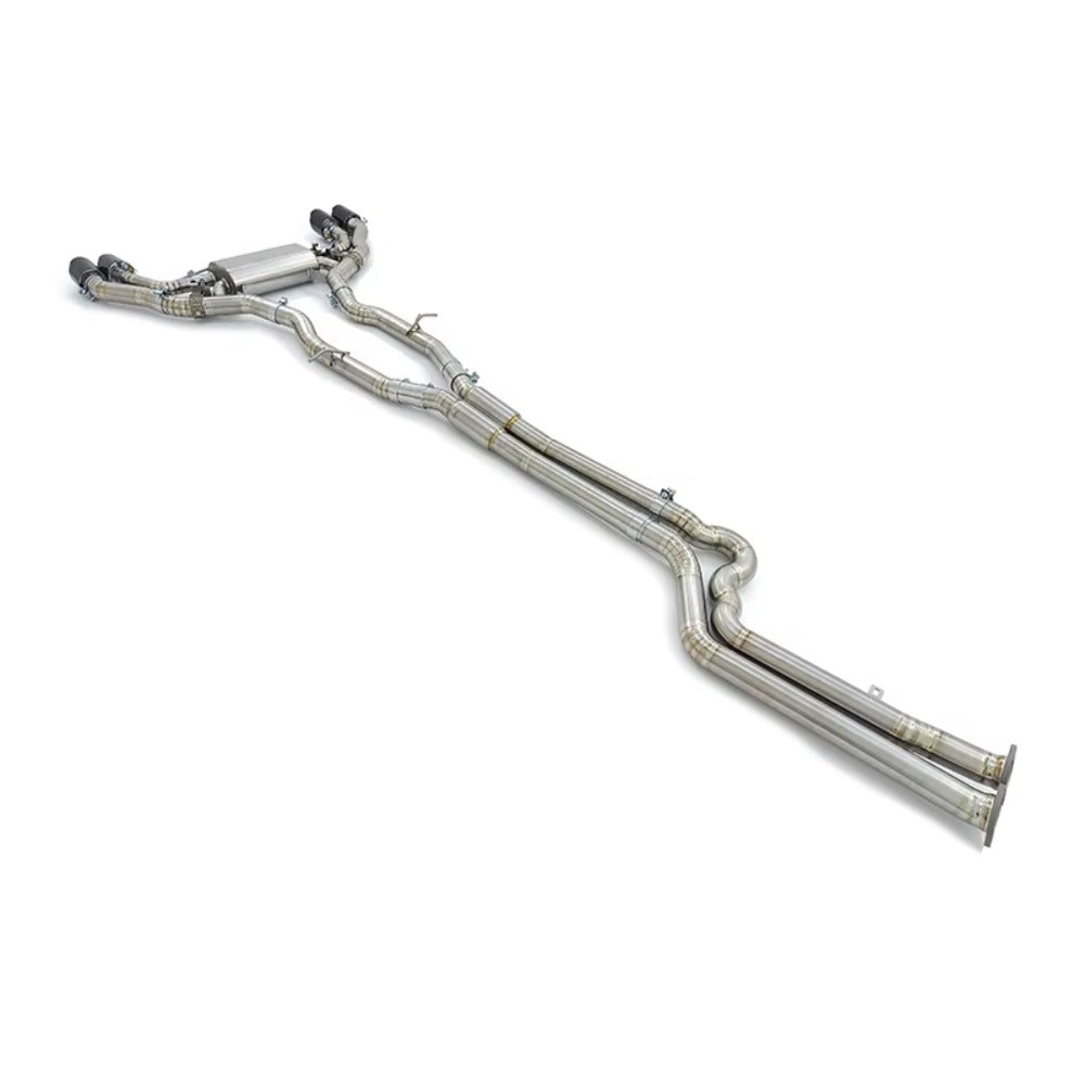GF Performance Titanium Valved Catback Exhaust for BMW X3M F97 X4M F98 S58 3.0T Valved Muffler Exhaust System Axleback