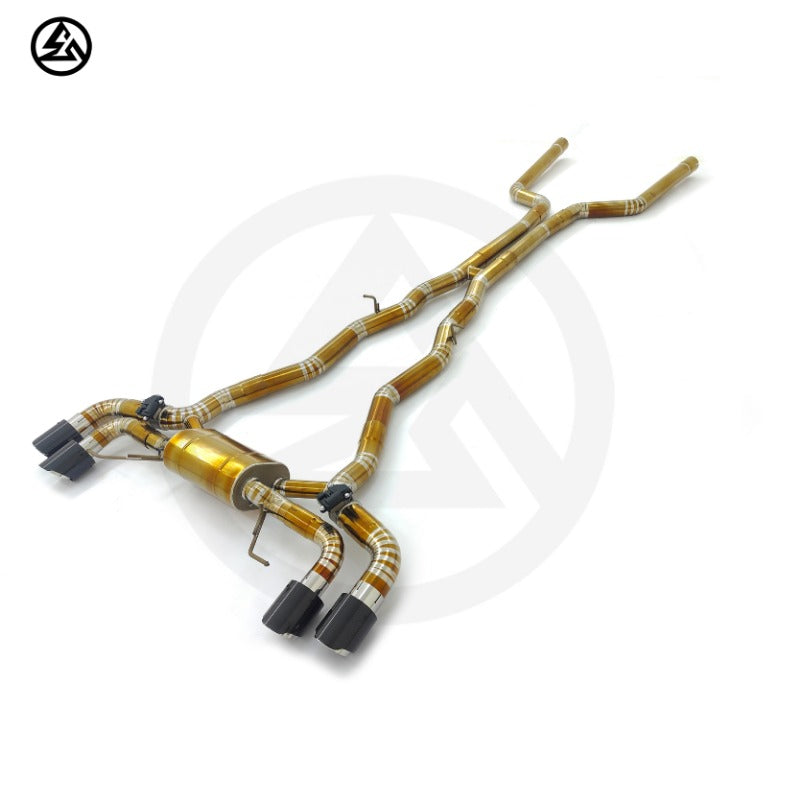 BMW M8 Gran Coupe F93 4.4TT Titanium Valvetronic Catback Exhaust with Valved Muffler, B2B Wholesale