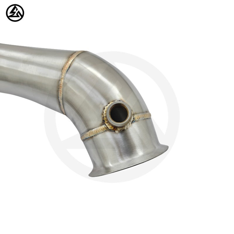 GF Free Flow Stainless Steel Exhaust Downpipe for Mercedes-Benz C63/C63S W205 AMG 4.0TT Downpipe Straight Pipe