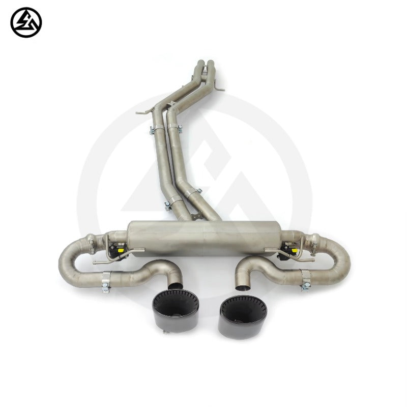 Porsche Cayenne Turbo GT TC4 Titanium Valved Catback Exhaust with Muffler, B2B Wholesale