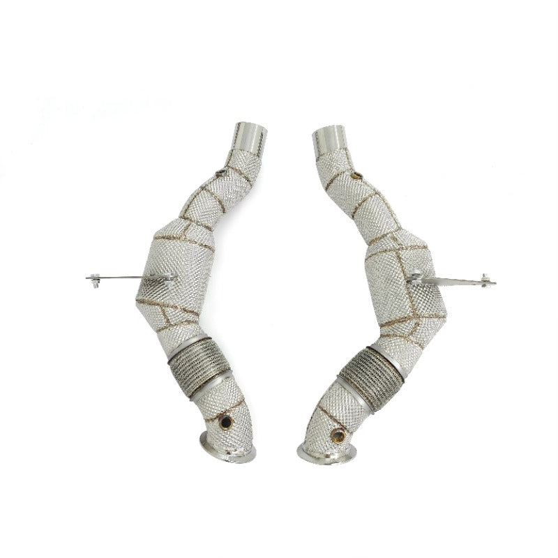 GF High Quality Stainless Steel Sport Cat Downpipe for Ferrari 488 GTB/Spider 3.9TT Catted High Flow Downpipe With Heat Shield