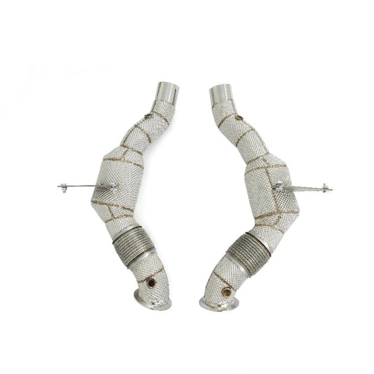GF High Quality Stainless Steel Sport Cat Downpipe for Ferrari 488 GTB/Spider 3.9TT Catted High Flow Downpipe With Heat Shield