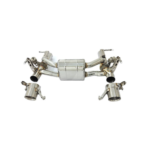 GF High Quality Stainless Steel Valvetronic Muffler Exhaust for Ferrari 488 Spider GBT Pista 3.9T Valved Exhaust With Tips