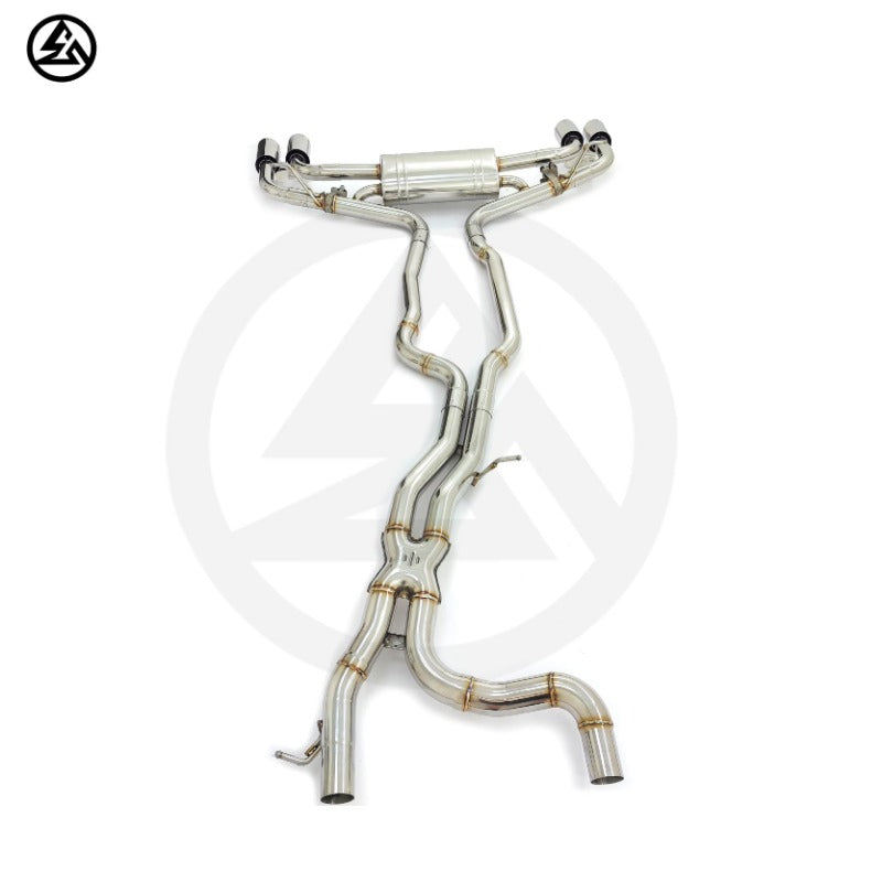 High Quality GF ODM SS304 Exhaust Catback for Porsche 958 3.0T 3.6L 4.8L Turbo V6 V8 Valvetronic Exhaust Valve Muffler
