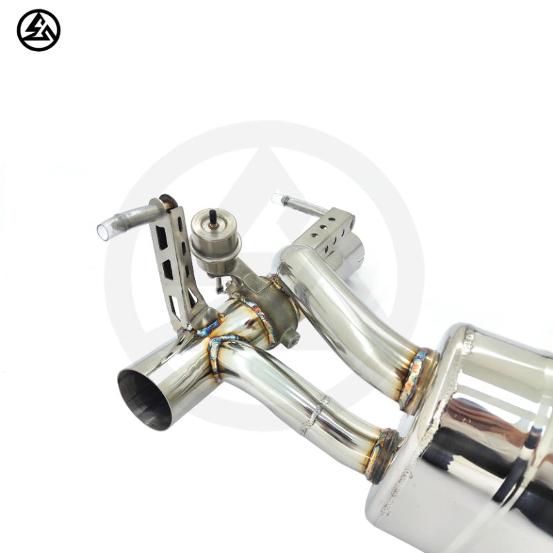 GF High Quality Stainless Steel Valvetronic Muffler Exhaust for Ferrari 488 Spider GBT Pista 3.9T Valved Exhaust With Tips