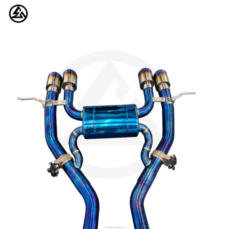 BMW M2 Titanium Exhaust G87 S58 3.0T Single Midpipe Valved Catback with Tips