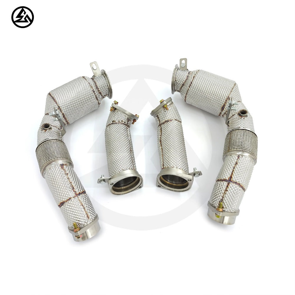 GF G90 M5 Catted Downpipe for BMW M5 G90/G99 S68 4.4TT V8 Downpipe Stainless Steel Exhaust System