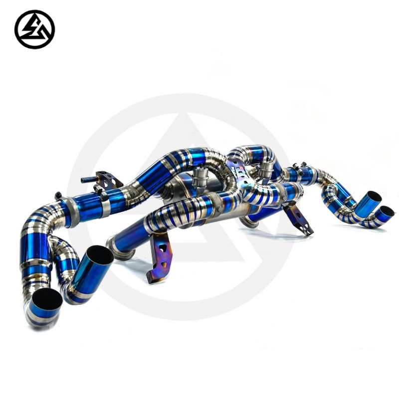 GF Titanium Valvetronic Axleback Exhaust for Lamborghini Huracan LP610 LP580 Valved Catback Exhaust System Remote Control