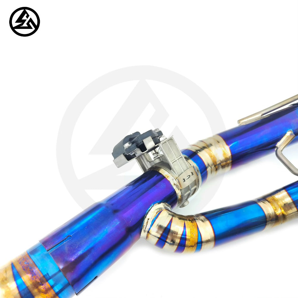 GF High Quality Titanium Catback Exhaust for BMW M3 M4 G80 G81 G82 G83 S58 3.0T Equal Length Valved Catback Exhaust System