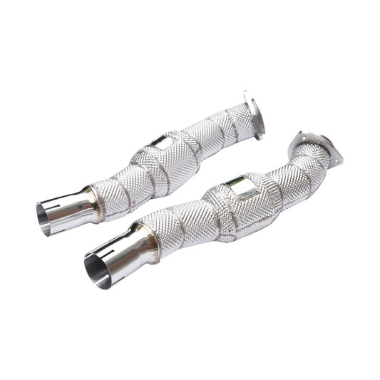 GF High Quality High Flow Sport Cat Downpipe for Ferrari F430 F360  Catted Downpipe With Heat Shield