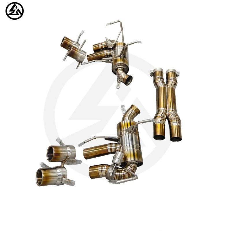 GF High Quality Titanium Valvetronic Muffler Exhaust for Ferrari F12 Berlinetta 6.3L V12 Pneumatic Valve Exhaust Remote Control