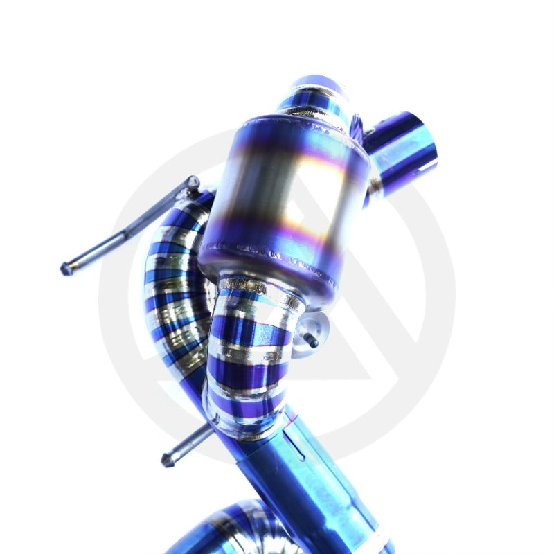 GF High Quality Titanium Valvetronic Muffler Exhaust for Ferrari 458 Italia Speciale Spider 4.5L Pneumatic Valve Exhaust