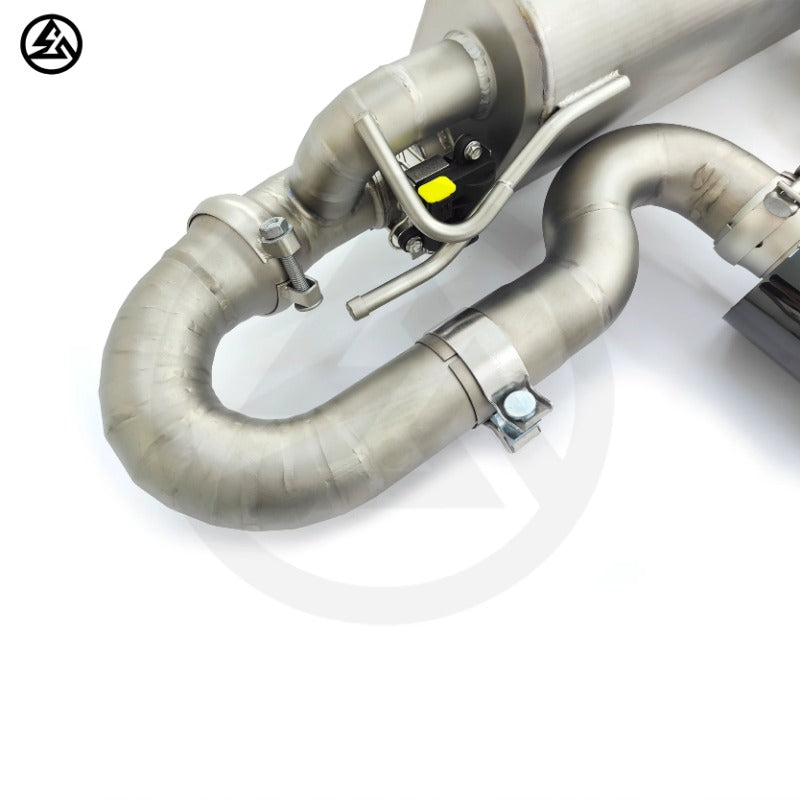 Porsche Cayenne Turbo GT TC4 Titanium Valved Catback Exhaust with Muffler, B2B Wholesale