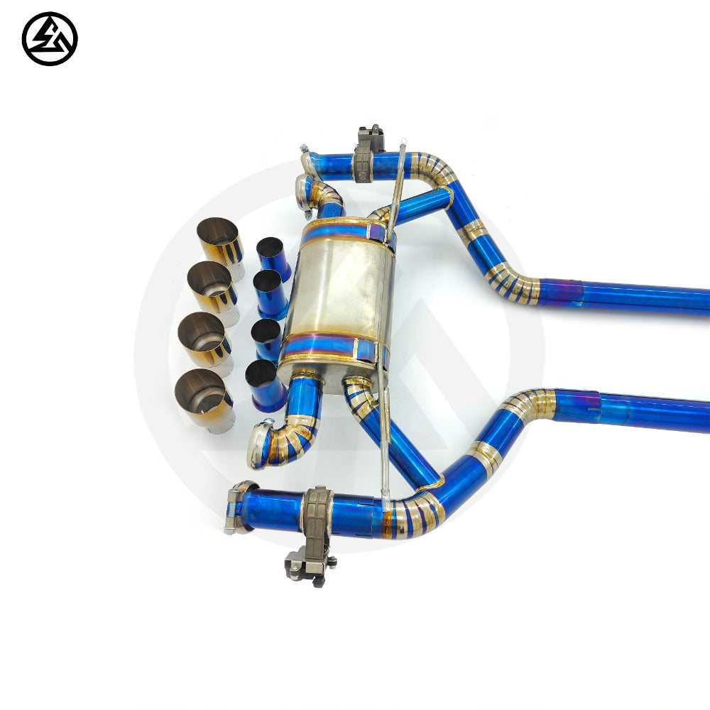 GF Titanium Valved Catback Exhaust for BMW M2 F87 N55 3.0T Valved Muffler Exhaust System With Remote Control