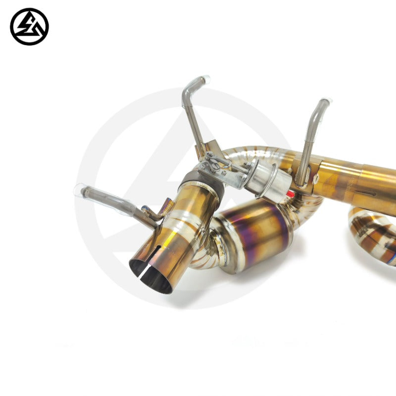 GF High Quality Titanium Valvetronic Muffler Exhaust for Ferrari 458 Italia Speciale Spider 4.5L Valved Exhaust Remote Control