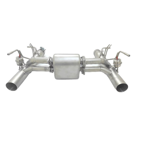 GF High Quality Stainless Steel Valvetronic Muffler Exhaust for Ferrari F8 Spider Tributo 3.9T Valved Exhaust With Tips