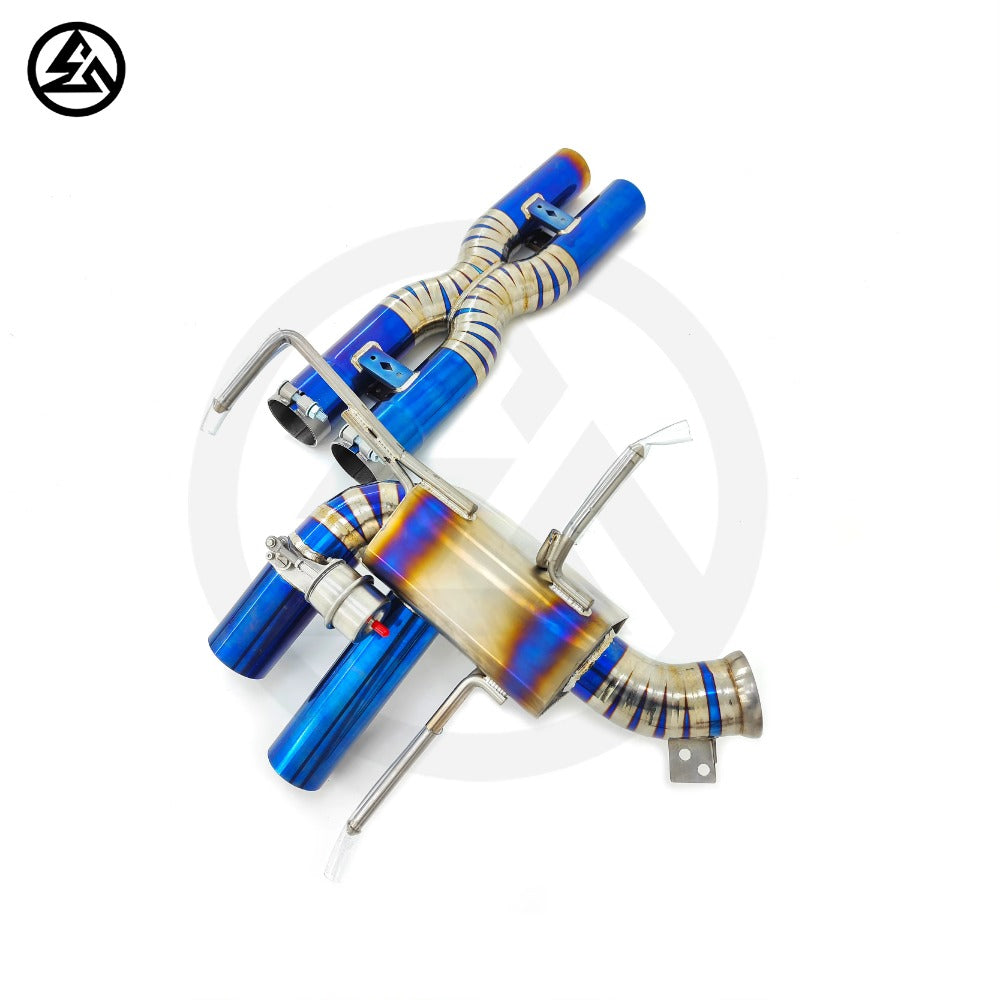 GF Titanium Muffler Exhaust for Ferrari FF/F12 Berlinetta/812 Superfast V12 Pneumatic Valved Remote Control Exhaust System