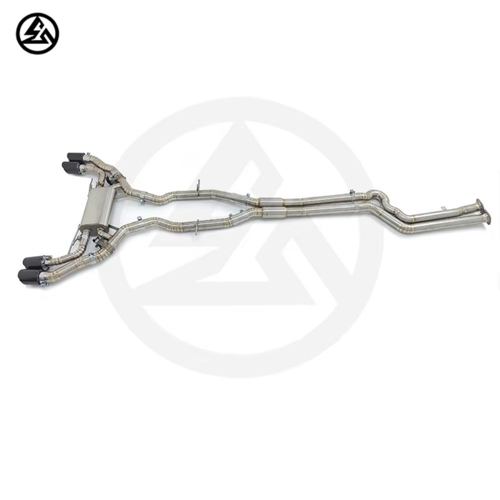 GF Performance Titanium Valved Catback Exhaust for BMW X3M F97 X4M F98 S58 3.0T Valved Muffler Exhaust System Axleback